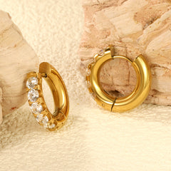 Nova Crystal Hoops